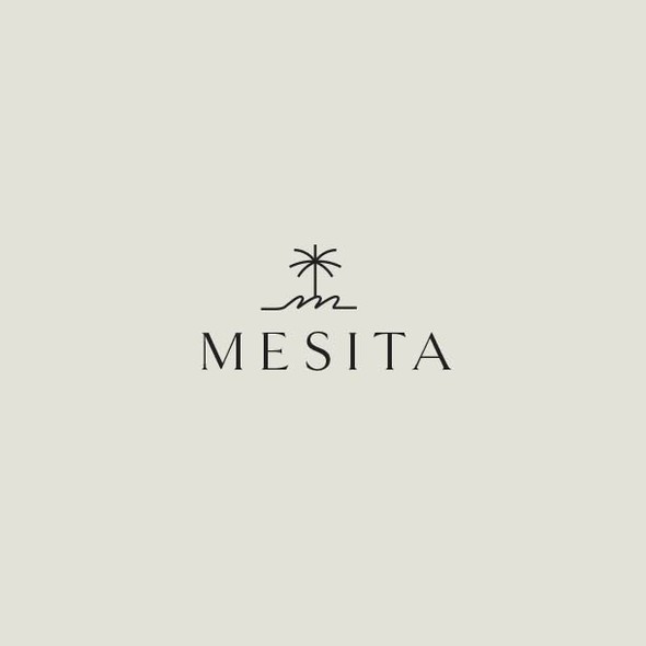 Modern design with the title 'Mesita'