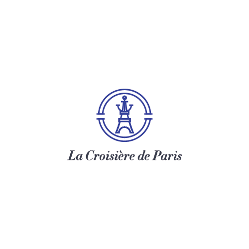 Cruise ship logo with the title 'La Croisière de Paris - Logo Concept'