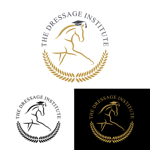 Dressage logo with the title 'The Dressage Institute'