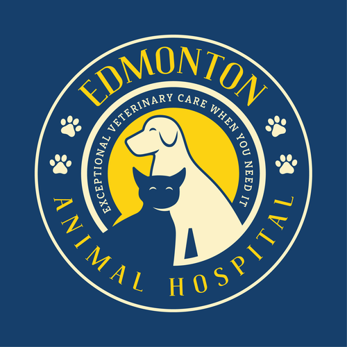 Animal hospital logo with the title 'Edmonton Animal Hospital'