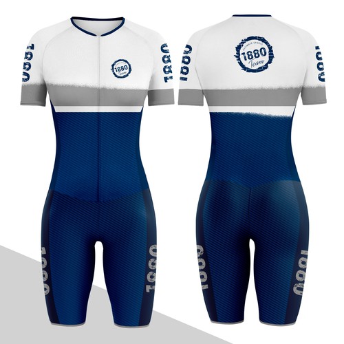 Cycling design with the title 'Y. Olympic Games 2018 Sports Team  skin-tight racing suits'