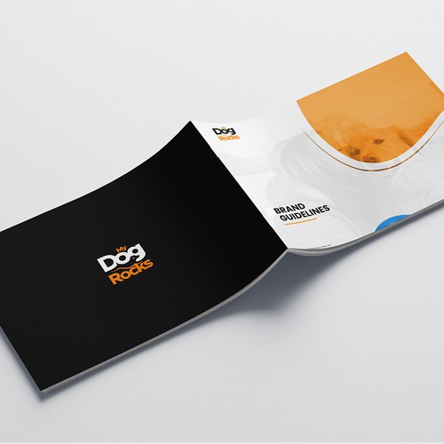 Pet design with the title 'Dog Lover's Brand Guide'