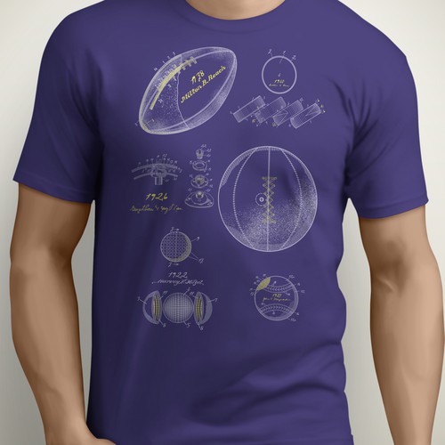 Golf t-shirt with the title 'Sport Patents'