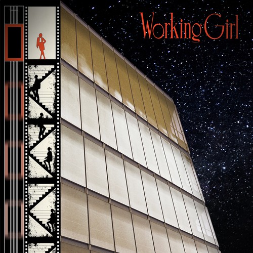 80s design with the title '80's style movie poster'