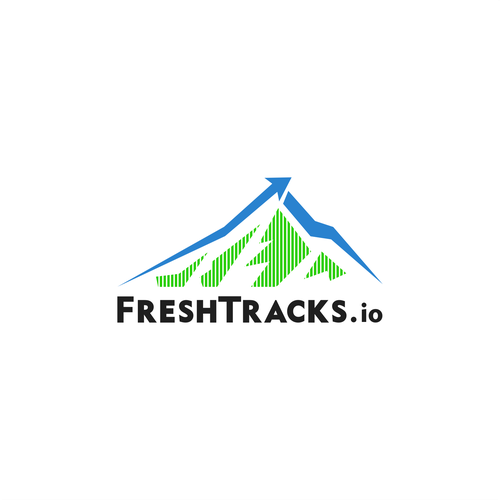 Outdoor logo with the title 'FreshTracks.io, when tech meet outdoor.'
