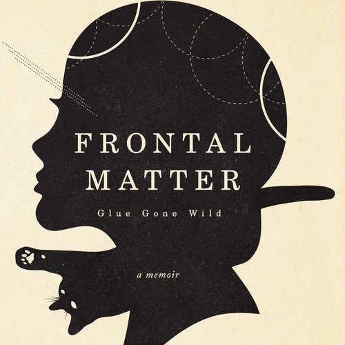 Memoir book cover with the title 'Frontal Matter '