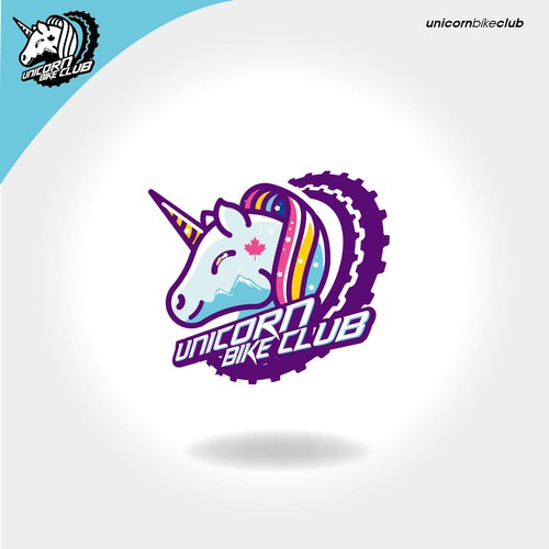 Unicorn logo with the title 'Unicorn Mountain Bike Club2'