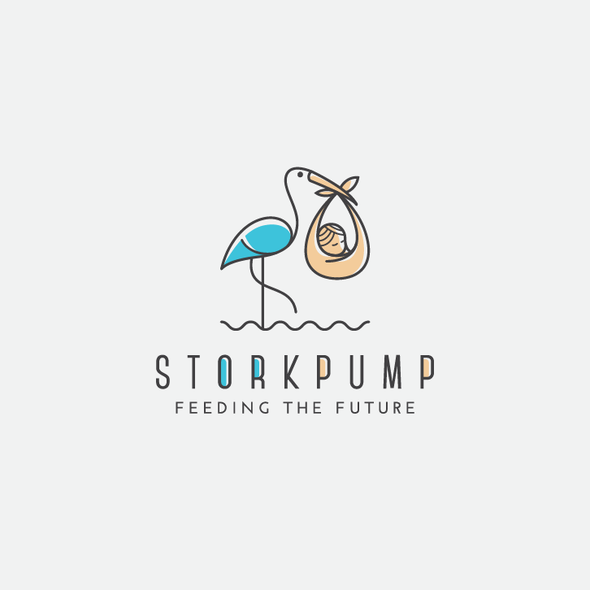 单一险种标志的标题“Storkpump标志”