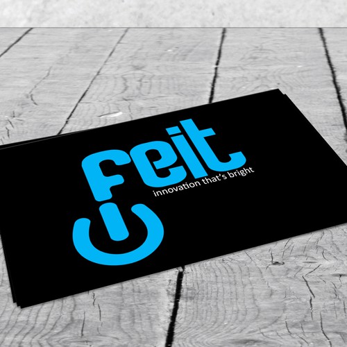 Electrical brand with the title 'Feit Electric Logo Design'