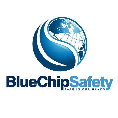 Consultant logo with the title 'Blue Chip Safety Logo'