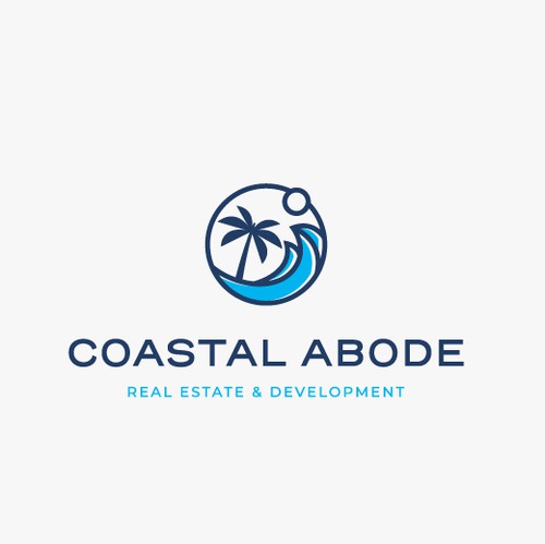 Coastal logo with the title 'Coastal Abode Real Estate'