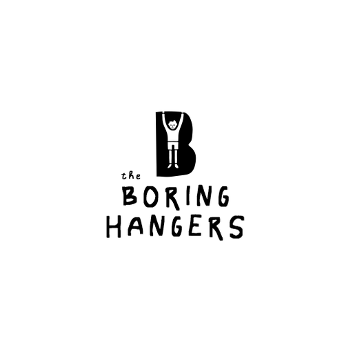 Quirky design with the title 'A Quirky logo for The Boring Hangers'