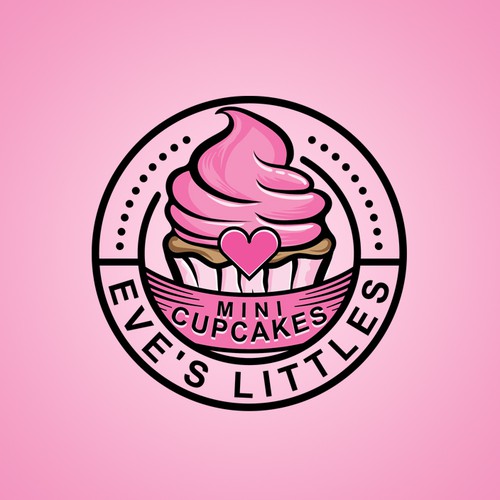 Cupcake design with the title 'a logo for cupcakes'