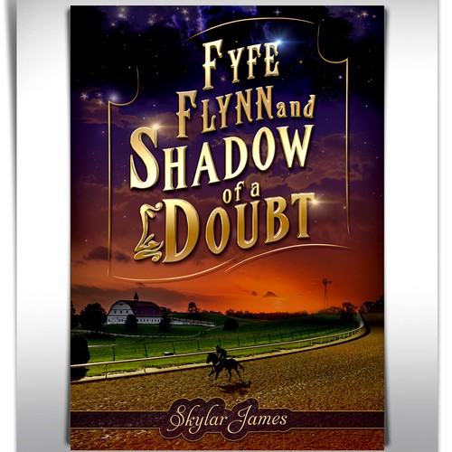 Horse book cover with the title 'Fyfe Flynn and Shadow of a Doubt'