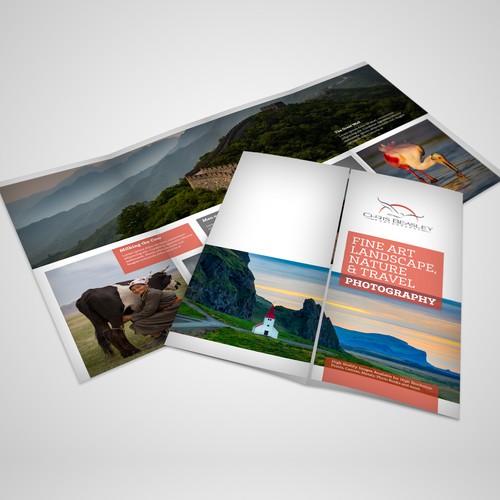 Different design with the title ' Bold Photography Brochure '