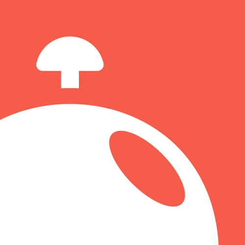 Orange illustration with the title 'Desk Bell Logo'