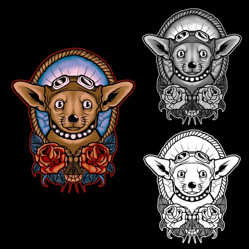 Dog t-shirt with the title 'Dog/Cat T-shirt Designs '