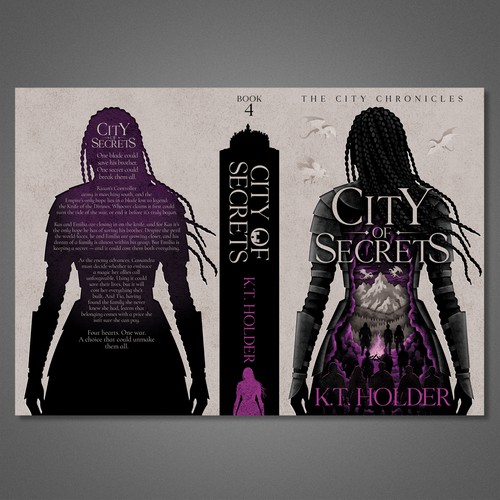 Design with the title 'Book Cover Illustration and Design'