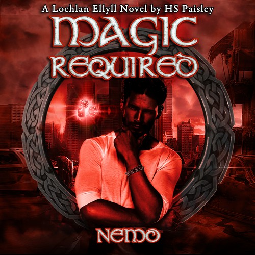 Celtic design with the title 'Magic Required'