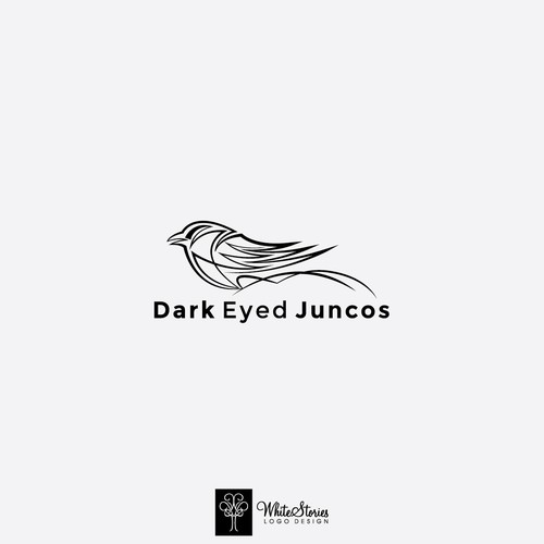 Band logo with the title 'Dark Eyed Juncos'