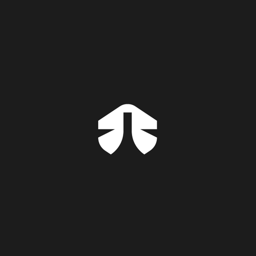 Abstract rose logo with the title 'Brandmark-NR3456'