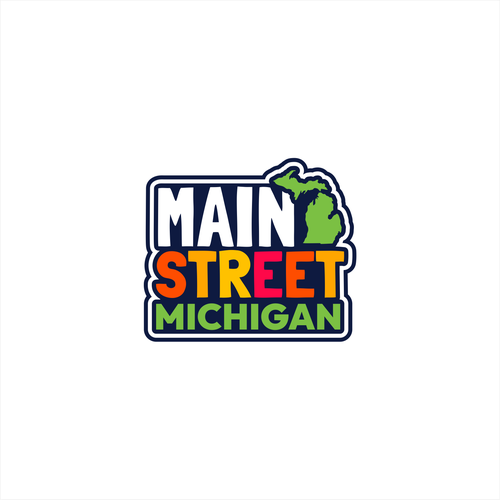 Michigan logo with the title 'Main Street Michigan'