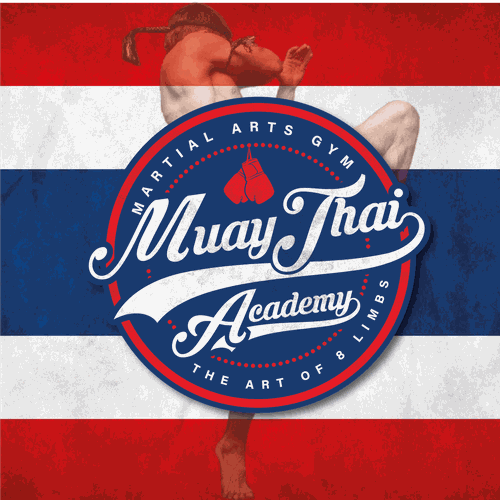 Self-defense logo with the title 'Muai Thai'