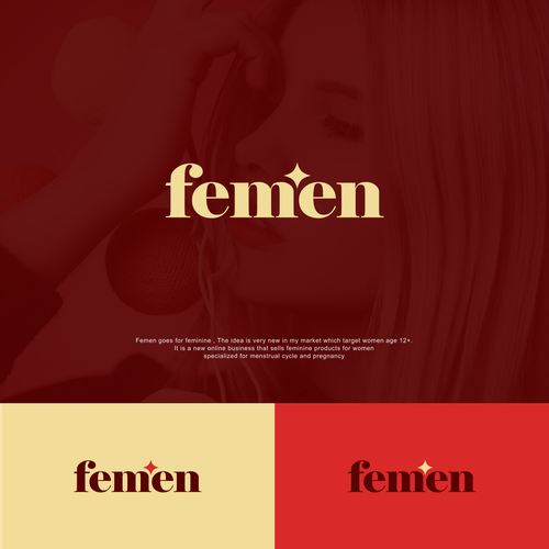 Skincare brand with the title 'Femen'