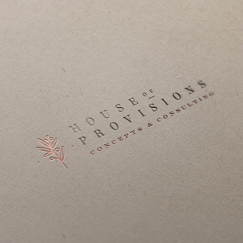 Branch design with the title 'House of Provisions'