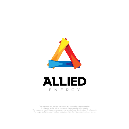 Yellow brand with the title 'Allied Energy Logo'