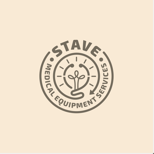Stethoscope design with the title 'Stave logo'