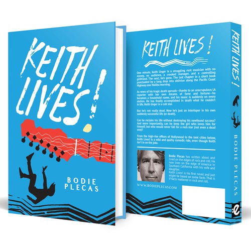 Music book cover with the title 'Fiction Book Cover'