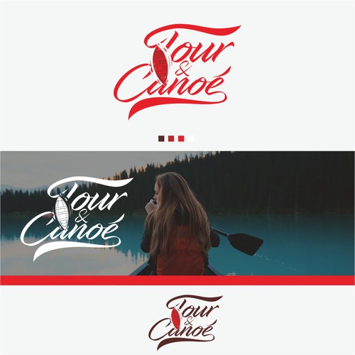 Canoe logo with the title 'Tour & canoe'