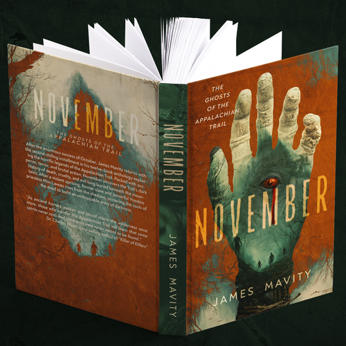 Book cover with the title 'NOVEMBER'