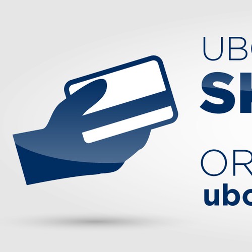 Transit design with the title 'UBC Transit Ad Concept'