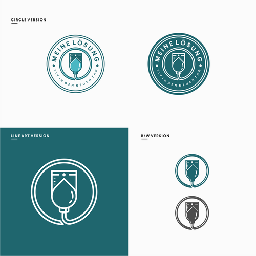 Clinic design with the title 'Logo Concept for Meine Losung'