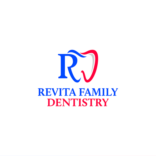 Implant logo with the title 'Letter R Dental'