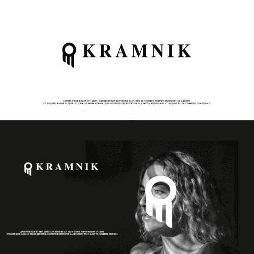 Record label logo with the title 'KRAMNIK LOGO'