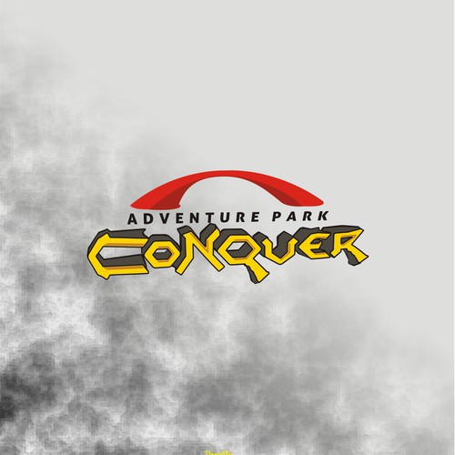 Park design with the title 'Logo concept for adventure park'