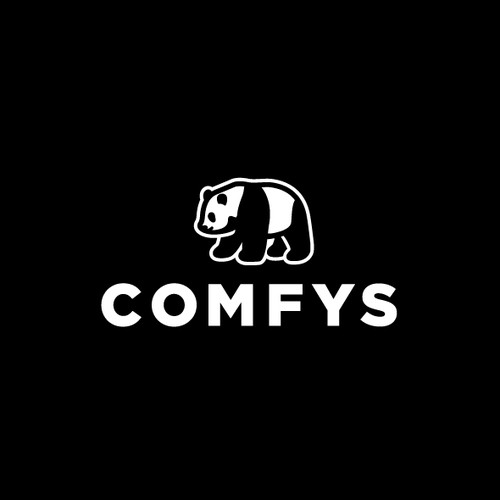 Panda logo with the title 'Comfys needs a new logo'