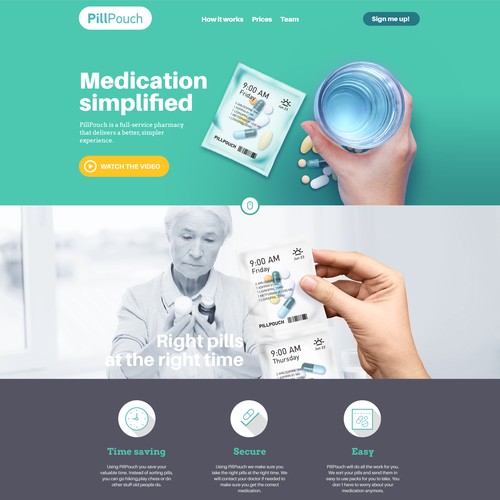 Modern website with the title 'Farmacy'