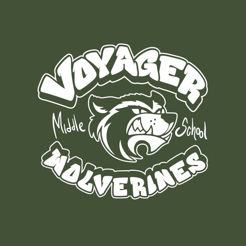 Wolf design with the title 'Wolverine'