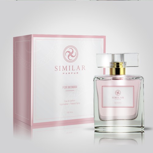 Perfume packaging with the title 'Similar Parfum'