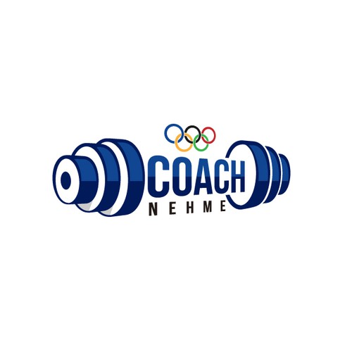 Weightlifting design with the title 'Coach Nehme'