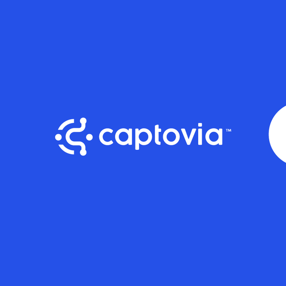 Letter logo with the title 'Captovia'