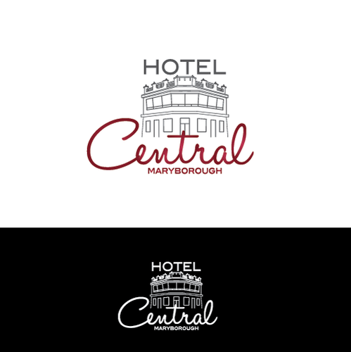 Bar logo with the title 'Hotel Central'