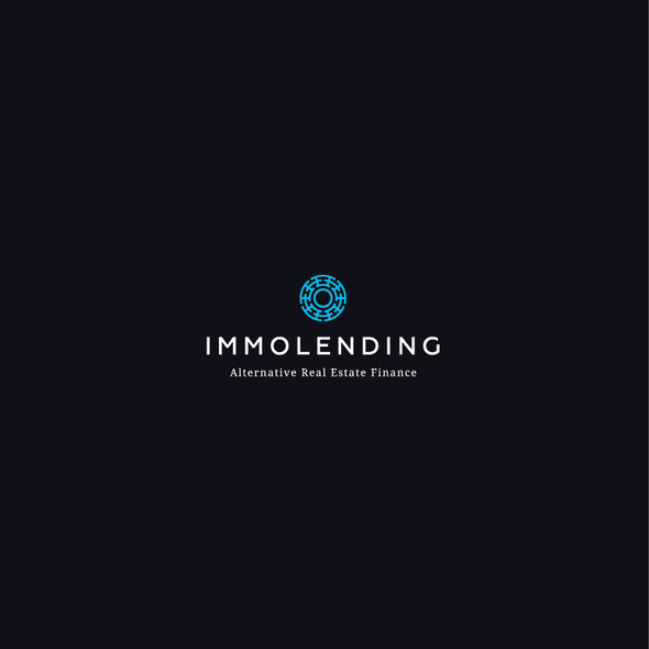 Crowdfunding logo with the title 'Immolending Logo'