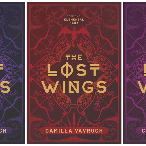 Dragon book cover with the title 'Fantasy Cover for YA with dragons, mermaids and magic'