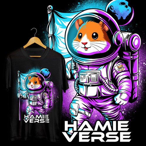 Internet t-shirt with the title 'Hamieverse T-Shirt Design'
