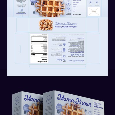 Frozen Waffle Box